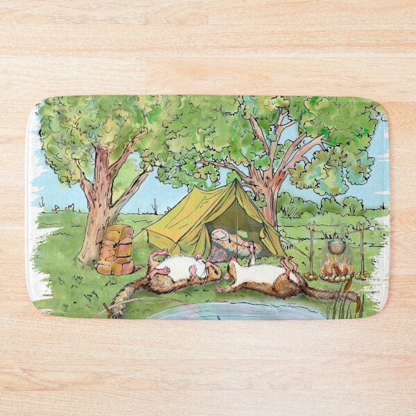 Item preview, Dormice camping / Dormouse  designed and sold by saf-saf.