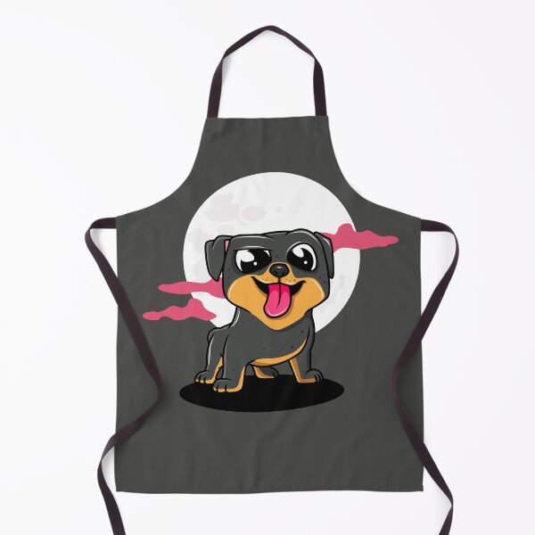 Item preview, Dog cartoon standing in front of the moon  designed and sold by in-your-closet.