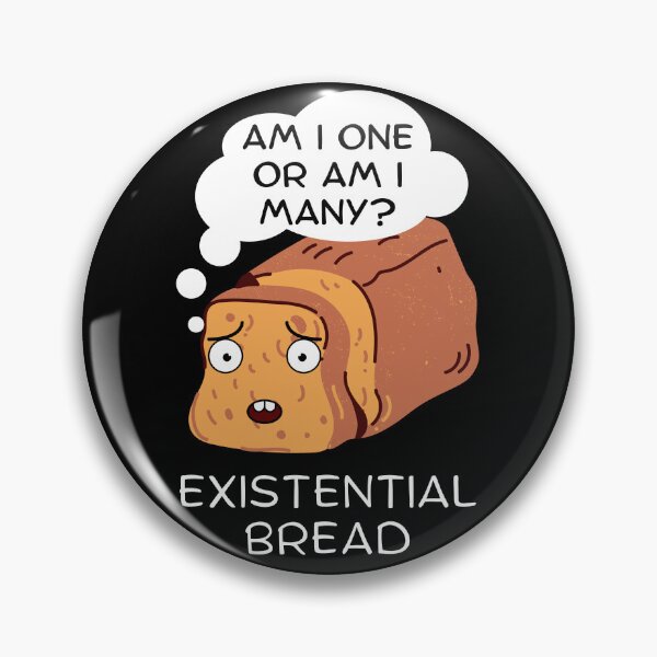 Item preview, Existential Bread: Kawaii Bread Pun designed and sold by Caregiverology.