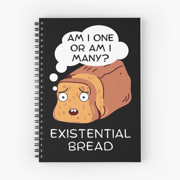 Item preview, Existential Bread: Kawaii Bread Pun designed and sold by Caregiverology.