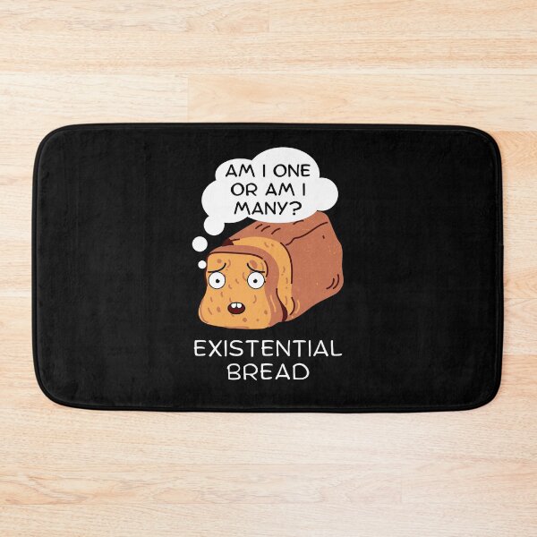 Item preview, Existential Bread: Kawaii Bread Pun designed and sold by Caregiverology.