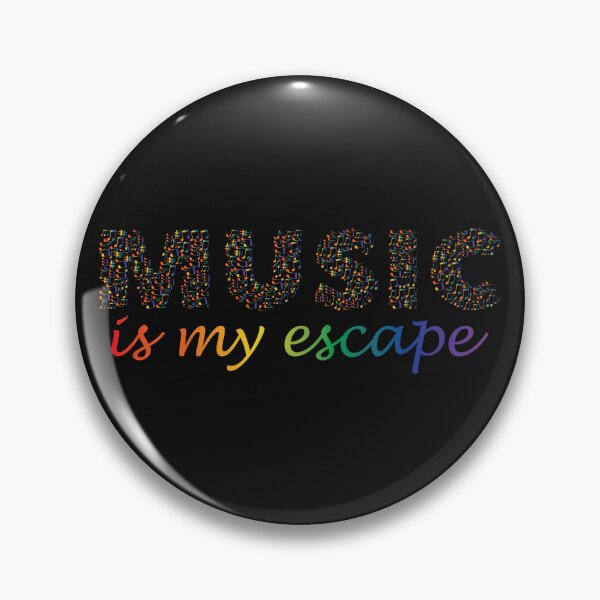 Item preview, Music Is My Escape (Rainbow), LGBT Music Lover designed and sold by Koala Designs.