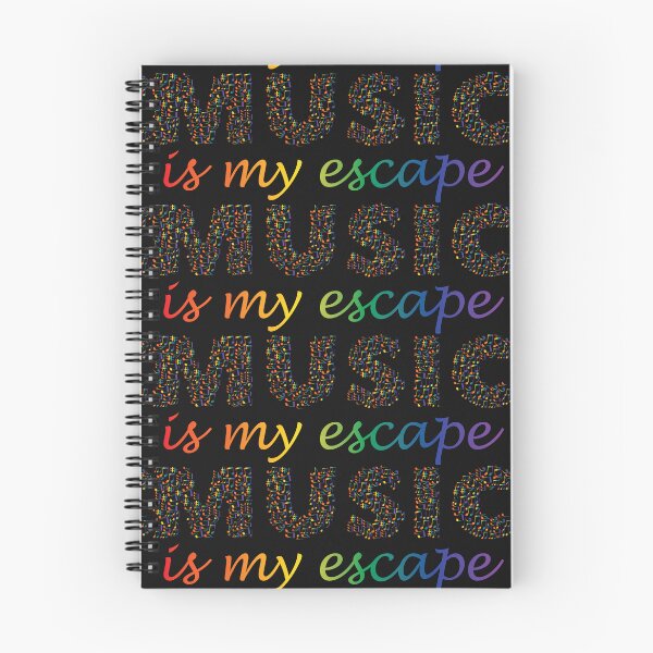 Item preview, Music Is My Escape (Rainbow), LGBT Music Lover designed and sold by Koala Designs.