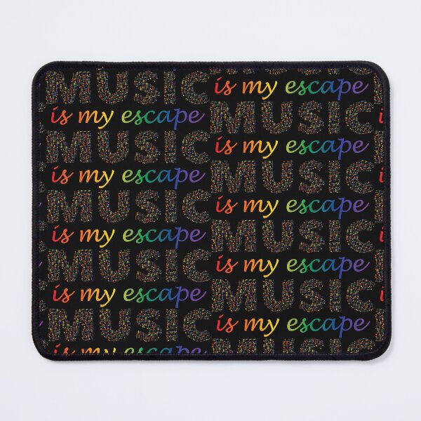 Item preview, Music Is My Escape (Rainbow), LGBT Music Lover designed and sold by Koala Designs.