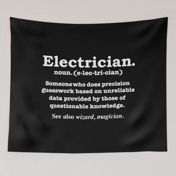 Item preview, Electrician Definition designed and sold by SageTobias.