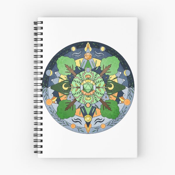 Item preview, Druid Class Dice Mandala designed and sold by GrousyGirl.