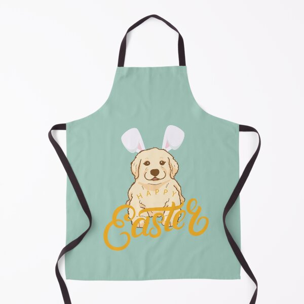 Item preview, Cute Golden Retriever Easter Bunny Ears Happy Easter designed and sold by LamaraK.