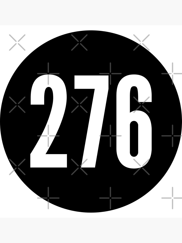 "276 of area code zip code location black and white " Poster by WAKANE Redbubble