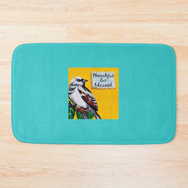 Item preview, THANKFUL AND BLESSED / BIRD PAINTING designed and sold by Dr. Diksha Singh.
