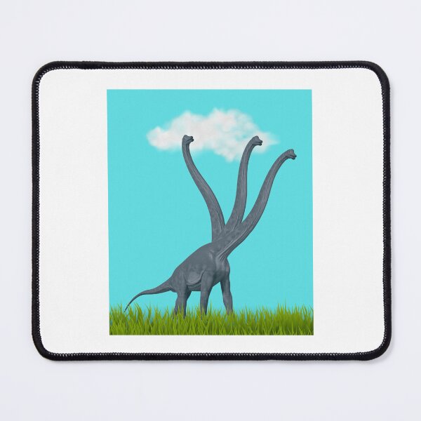 Item preview, Three-necked dinosaur (blue sky & grass edition) designed and sold by CosmicStory.
