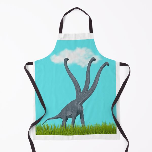 Item preview, Three-necked dinosaur (blue sky & grass edition) designed and sold by CosmicStory.