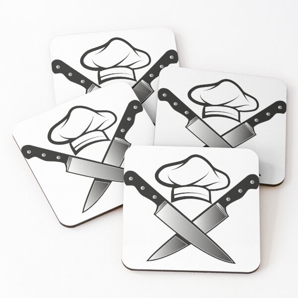 Item preview, Chef hat and knives designed and sold by Steven Dawson.