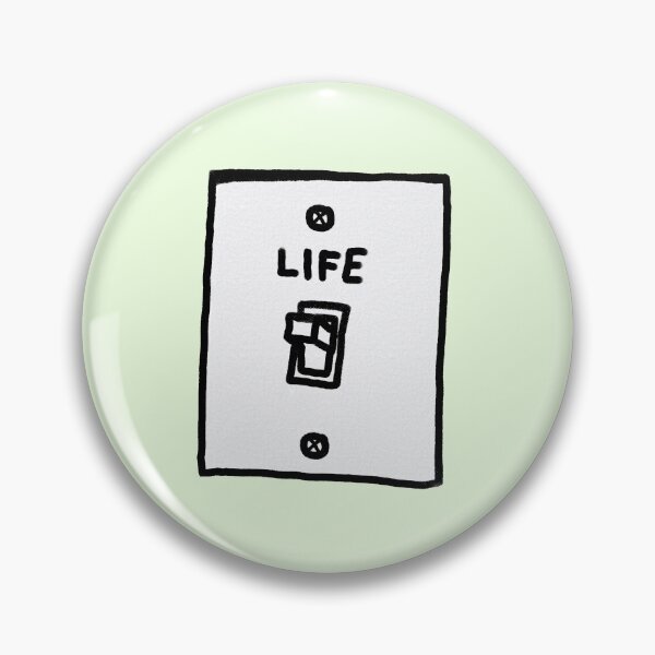 Item preview, life button designed and sold by ventumpluviam.