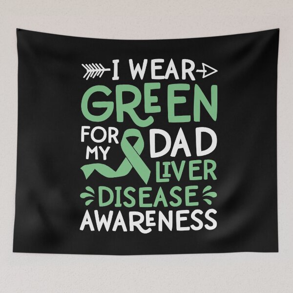 Item preview, I Wear Green For My Dad Shirt, Liver Disease Shirt, Green Ribbon Shirt, Hepatic Cancer Shirt, Liver Fighter Shirt, Liver Cancer Warrior, designed and sold by aymob.
