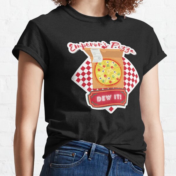 Vista previa del artículo con la obra «Emperor's Pizza - PEDIDO 66 - ¡ROCÍO!», diseñado y vendido por LudicrousFeed.