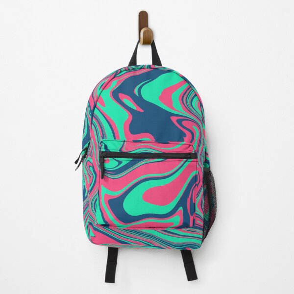 Item preview, Bold Neon Pink and Blue Abstract Swirl designed and sold by Saanis.