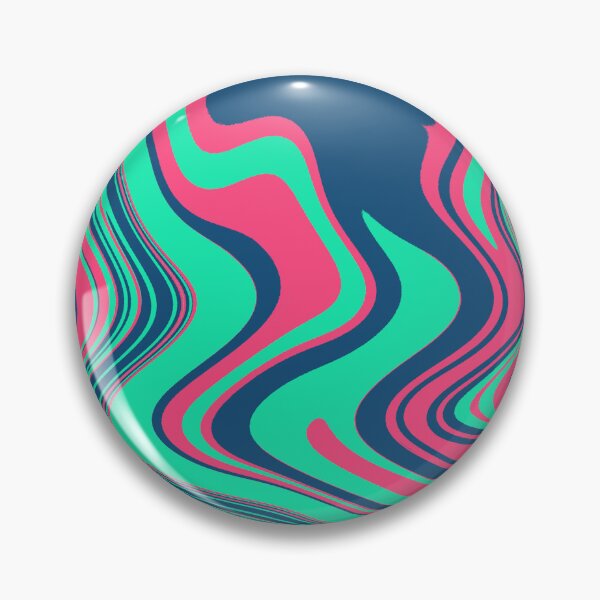 Item preview, Bold Neon Pink and Blue Abstract Swirl designed and sold by Saanis.