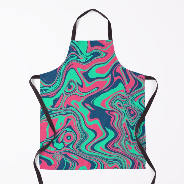 Item preview, Bold Neon Pink and Blue Abstract Swirl designed and sold by Saanis.