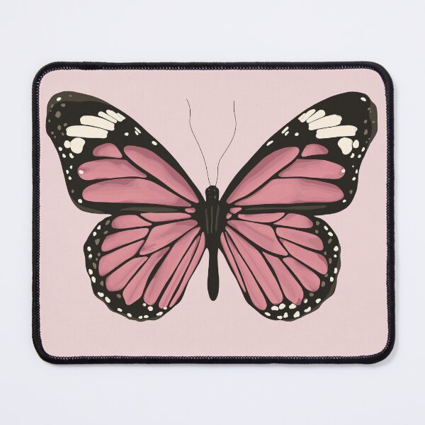 Item preview, Dusty Pink Monarch Butterfly Illustration  designed and sold by ivyandstone.