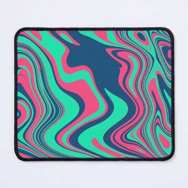Item preview, Bold Neon Pink and Blue Abstract Swirl designed and sold by Saanis.