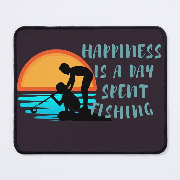 Item preview, Happiness Is A Day Spent Fishing - Love Fishing - Fishing Lover  designed and sold by designerpriti.