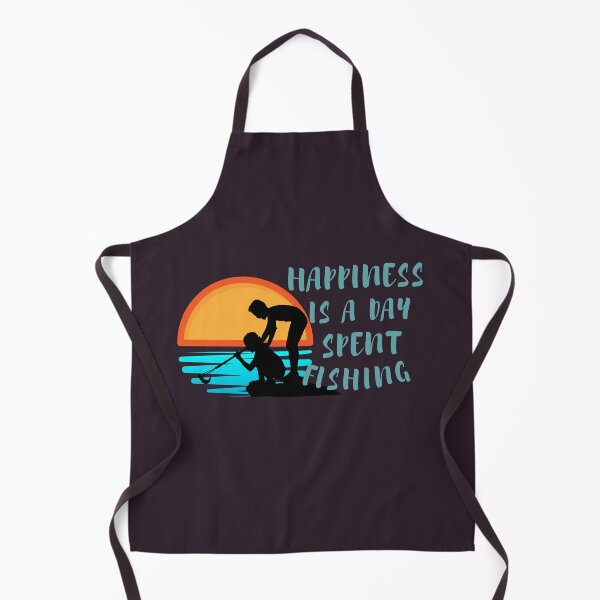 Item preview, Happiness Is A Day Spent Fishing - Love Fishing - Fishing Lover designed and sold by designerpriti.