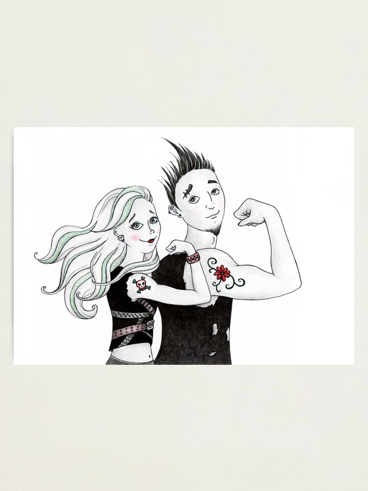 Alternate view of Tough-Guy Tattoos Photographic Print