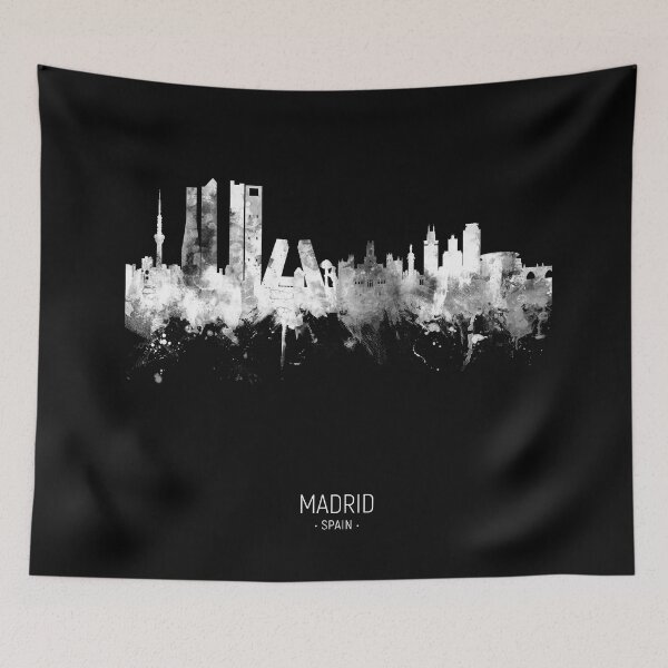 Item preview, Madrid Spain Skyline designed and sold by ArtPrints.
