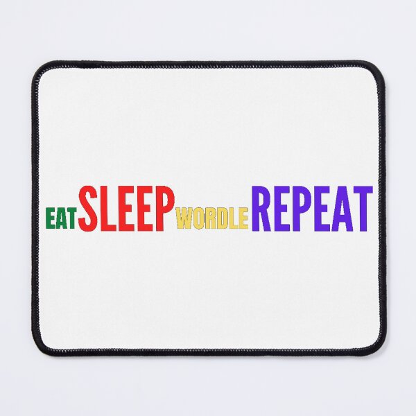 Item preview, Eat Sleep Wordle Repeat  designed and sold by Kikruw.