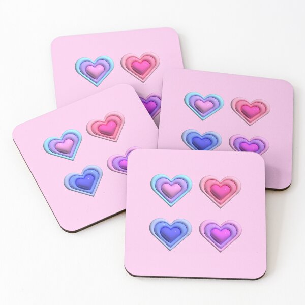 Item preview, 3D y2k Hearts designed and sold by Jay-cm.