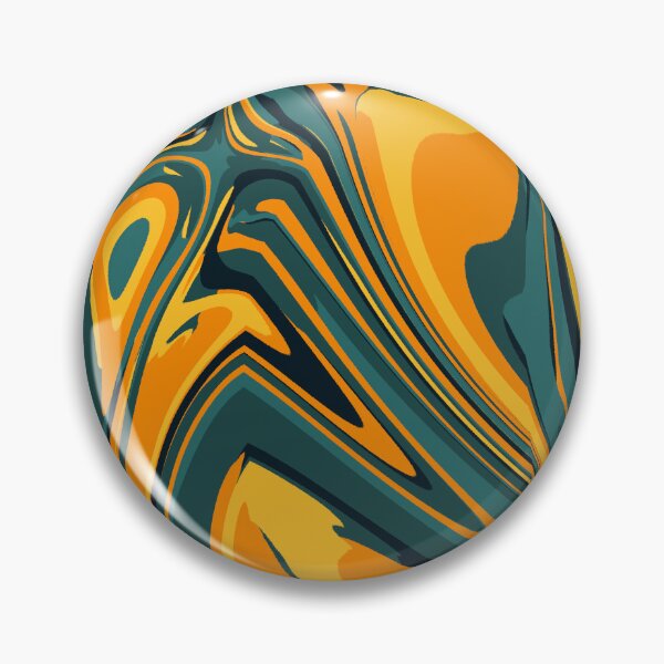 Item preview, Orange Drip Abstract Liquid Swirl designed and sold by Saanis.