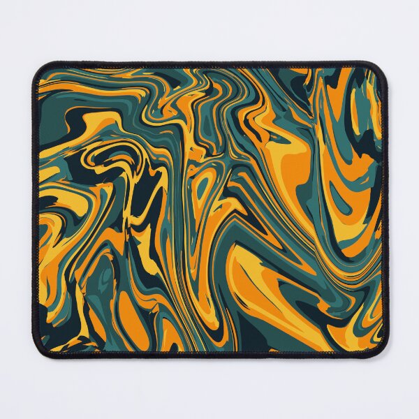 Item preview, Orange Drip Abstract Liquid Swirl designed and sold by Saanis.