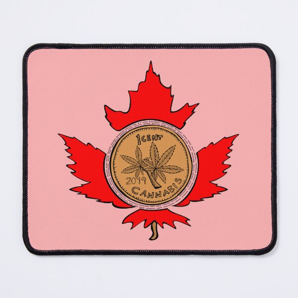 Item preview, Canada Cannabis - 1 Cent Maple Leaf designed and sold by GR8DZINE.