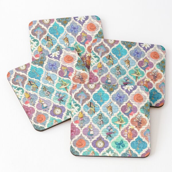 Item preview, Wonderland Collage Pattern - Vivid  designed and sold by maryedenoa.