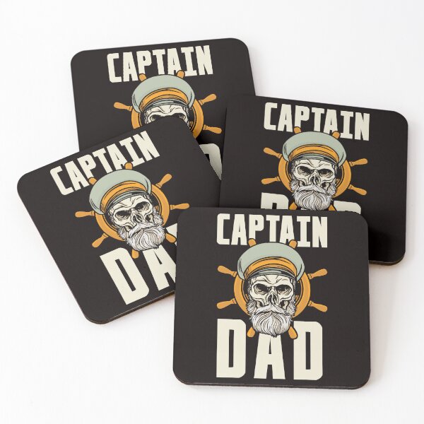 Item preview, Captain Dad Daddy Sailor Seaman Papa Father Poppa Husband designed and sold by TomGiantDesigns.