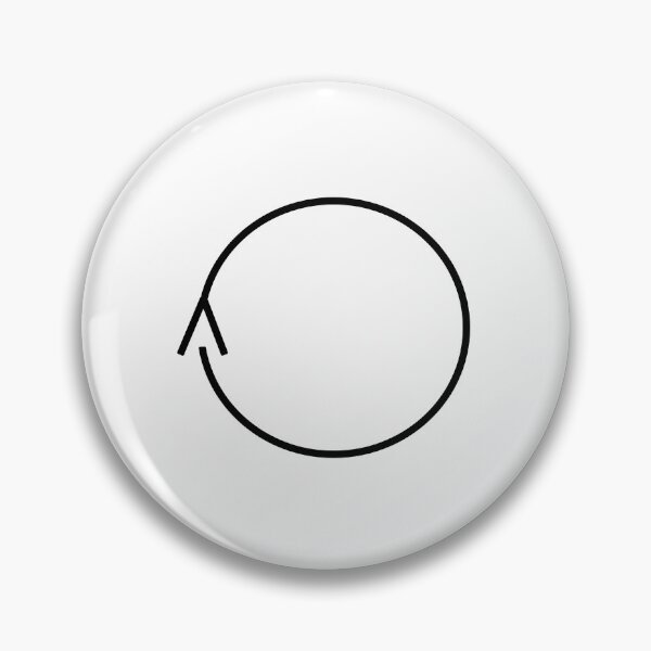 Artikelvorschau, Schwarzer minimalistischer Ouroboros entworfen und verkauft von BlueAnn.