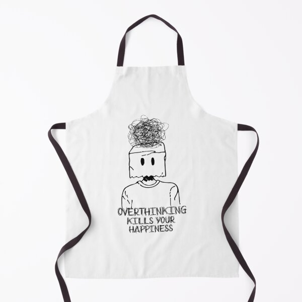 Item preview, Overthinking Kills Your Happiness - motivational quotes designed and sold by QuriousShopp.