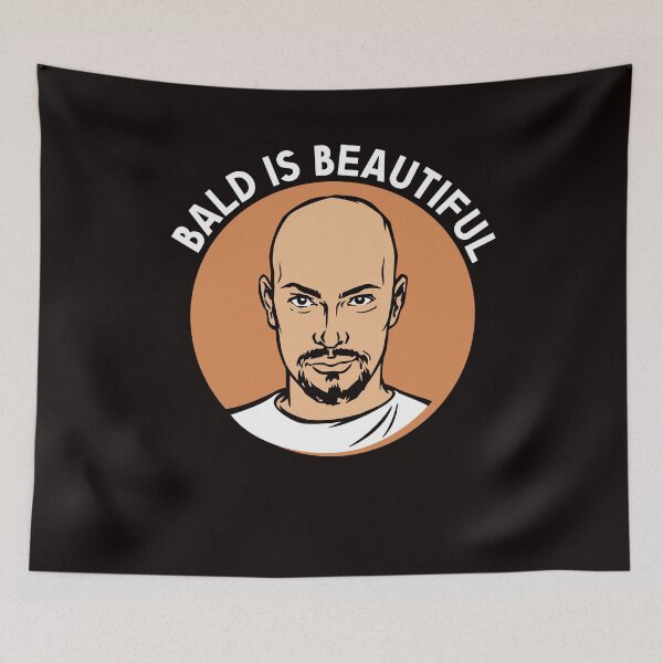 Item preview, Beautiful Bald Father Baldy Papa Dad Daddy Poppa Husband designed and sold by TomGiantDesigns.