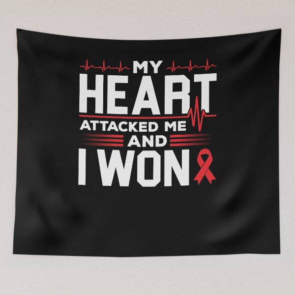 Item preview, My Heart Attacked Me And I Won Shirt, Hearts Beating Shirt, Heart Attack Shirt, Cardiac Arrest Shirt, Heart Disease Shirt, Heart Warrior Tee designed and sold by aymob.