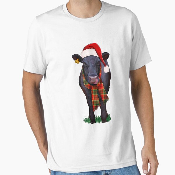 Artikel-Vorschau von Schwarze Angus-Kuh-Weihnachtsmütze Weihnachten, designt und verkauft von douglasgary019.