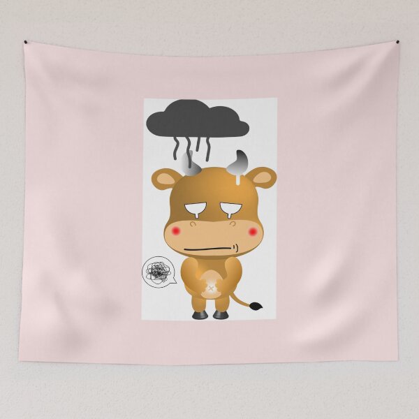 Item preview, Ox Buddy in a very bad mood    designed and sold by ClotheDS.