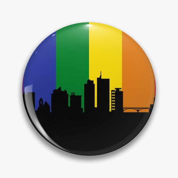 Item preview, Cedar Rapids Iowa Skyline designed and sold by ArtPrints.