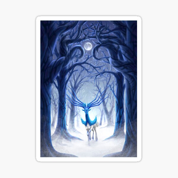 Le Roi de la forêt bleu Sticker