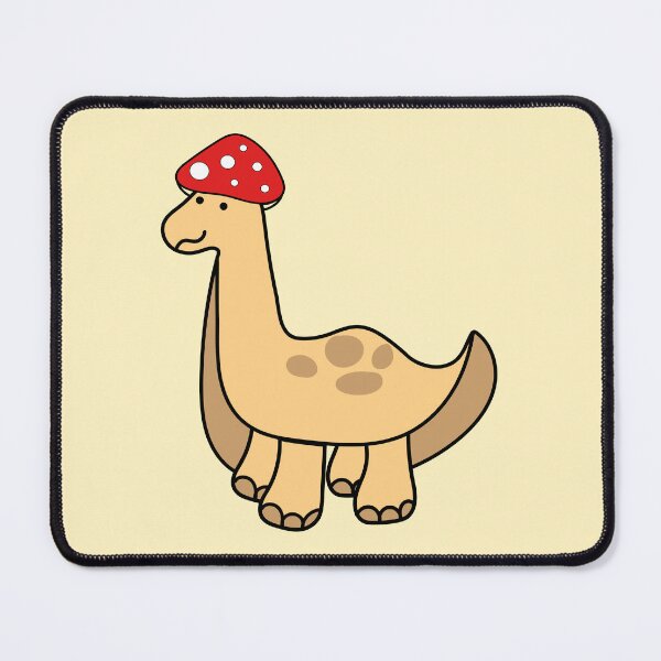 Item preview, Simple Red and White Mushroom Hat Brontosaurus Dinosaur designed and sold by Smartmerch99.
