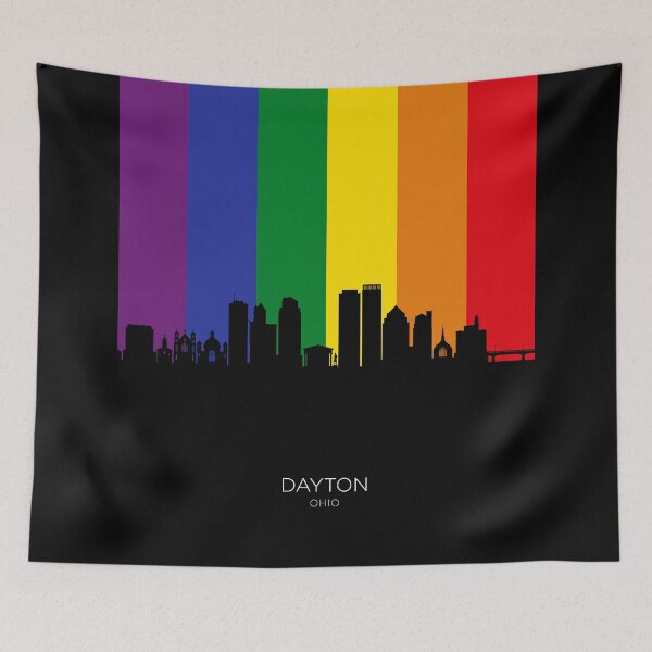 Item preview, Dayton Ohio Skyline designed and sold by ArtPrints.