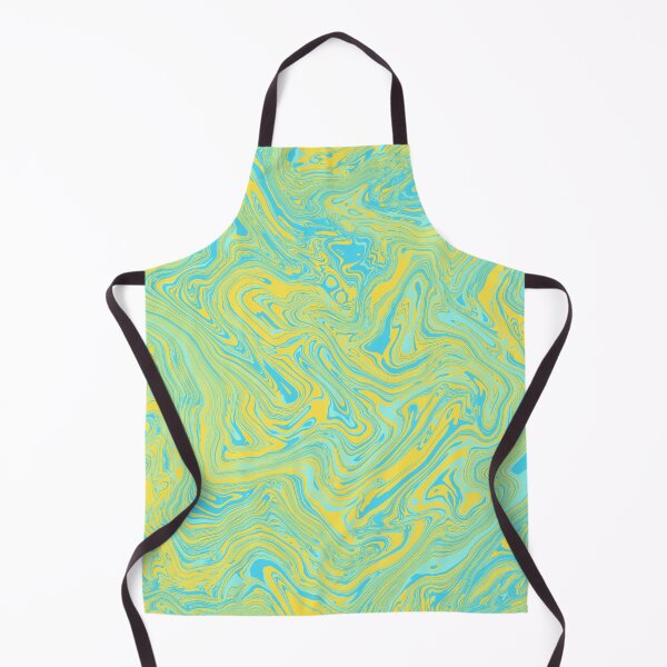Item preview, Yellow and Blue Liquid Swirl designed and sold by Saanis.