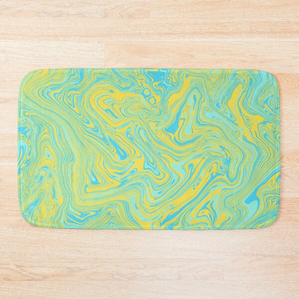 Item preview, Yellow and Blue Liquid Swirl designed and sold by Saanis.