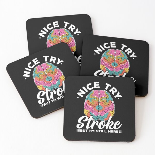 Item preview, Nice Try Stroke But I'm Still Here Shirt, Brain Stroke Awareness Shirt, Brain Stroke Survivor Shirt, Brain Attack Shirt, Traumatic Brain Tee designed and sold by aymob.