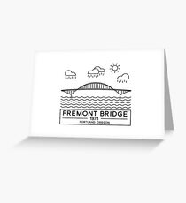 Fremont Bridge Greeting Card