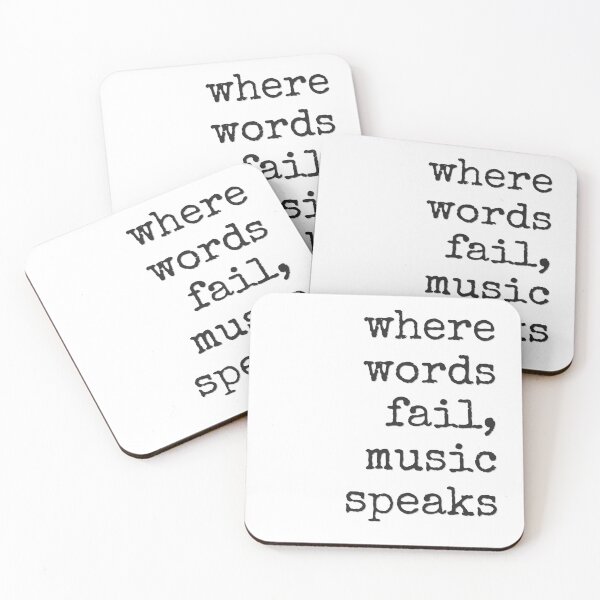 Item preview, Where Words Fail, Music Speaks designed and sold by bloody-L.